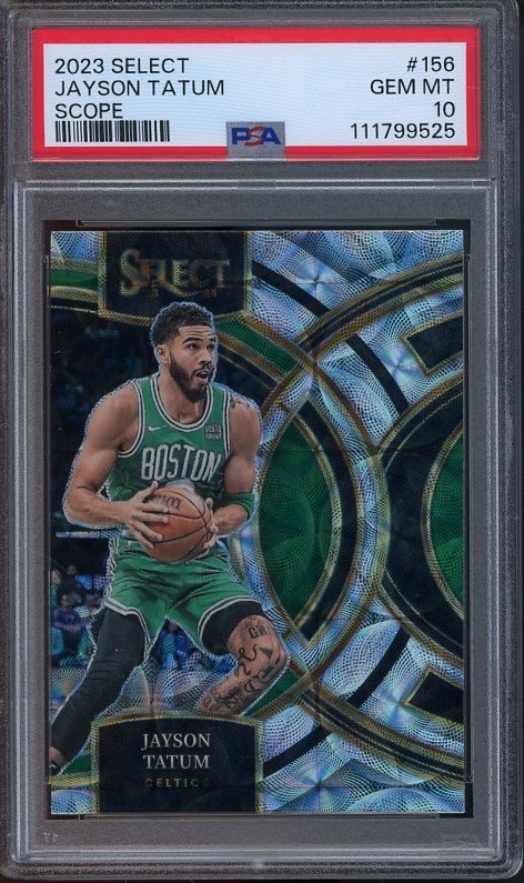 2023 Select #156 Jayson Tatum GEM-MT Scope PSA 10 Boston Celtics 9525