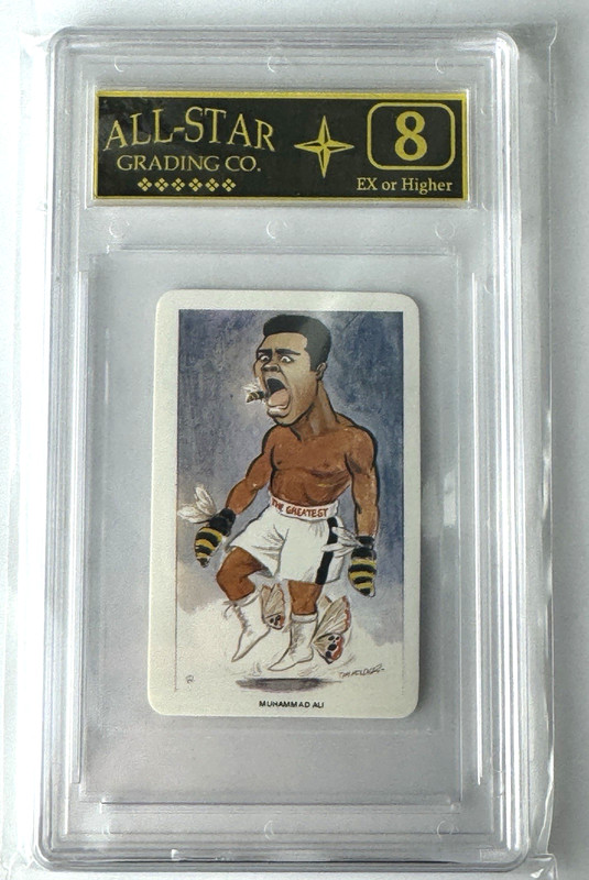 1979 Venorlandus World of Sport Our Heroes Flik Cards Muhammad Ali #3 Graded 8