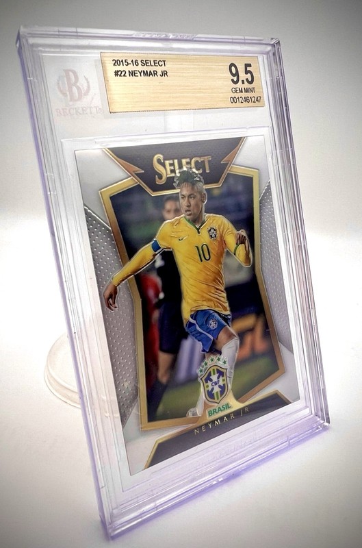 2015-16 Panini Select #22 Neymar Jr. GOLD LABEL BGS 9.5 GEM MINT! 🔥