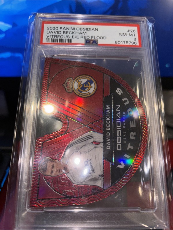 🔥2020 Panini David Beckham 7/28 Manchester United JERSEY MATCH PSA 8 Ebay 1/1🔥
