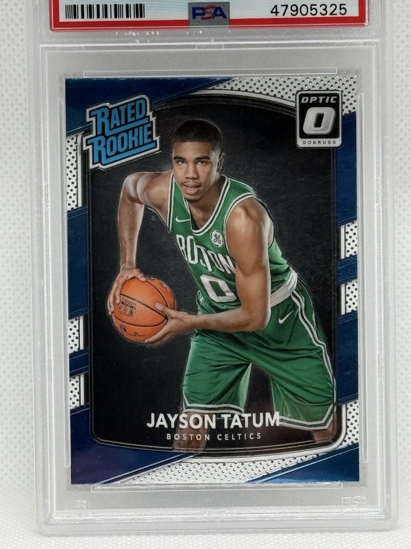 PSA 10 2017-18 Panini Donruss Optic - Rated Rookie Jayson Tatum #198 (RC)