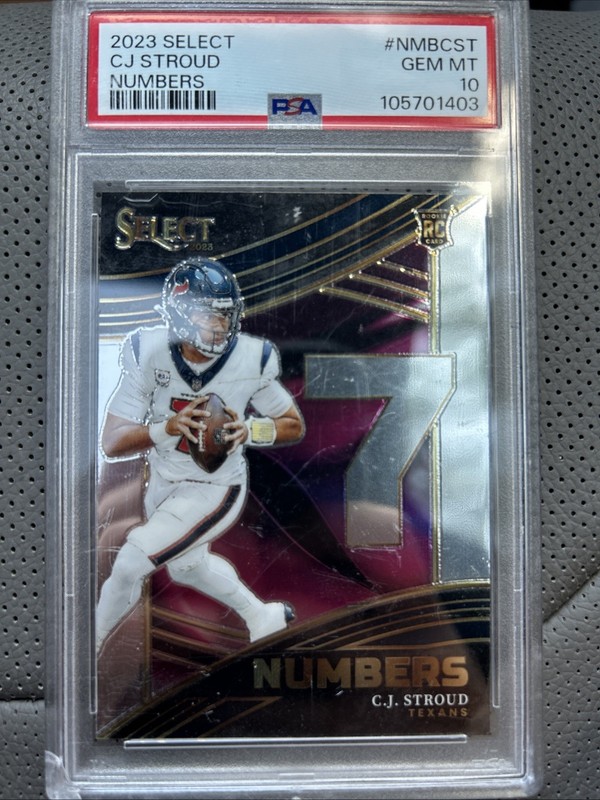 2023 Select Numbers CJ Stroud Rookie PSA 10 Houston Texans #NMBCST 🔥
