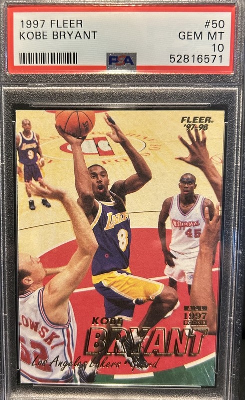 Kobe Bryant 1997-98 Fleer #50 PSA 10