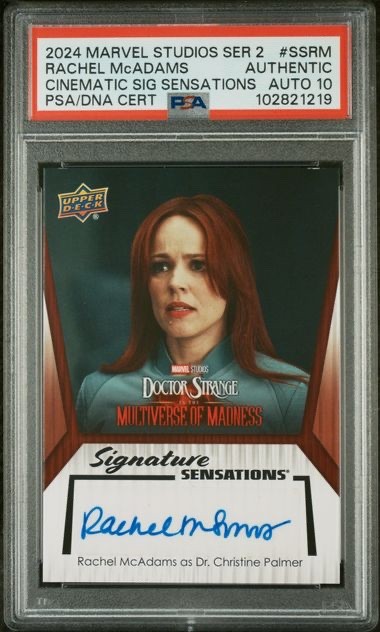 2024 Marvel Doctor Strange Rachel McAdams #SS-RM Cinematic Auto PSA Authentic 10