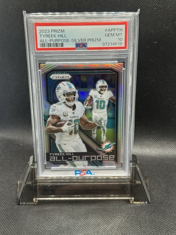 2023 Prizm Tyreek Hill All Purpose Silver Prizm PSA 10