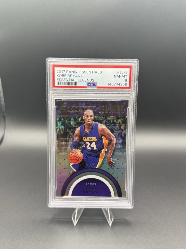 Panini 2017-18 Essentials Essential Legends Kobe Bryant EL-9 PSA 8 Lakers