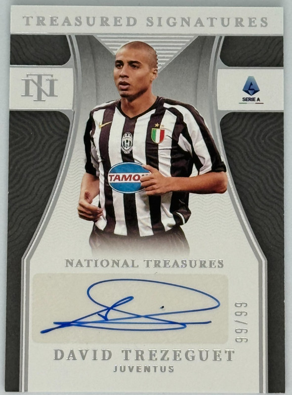 David Trezeguet - Chronicles National Treasures Serie A Treasured Auto 99/99