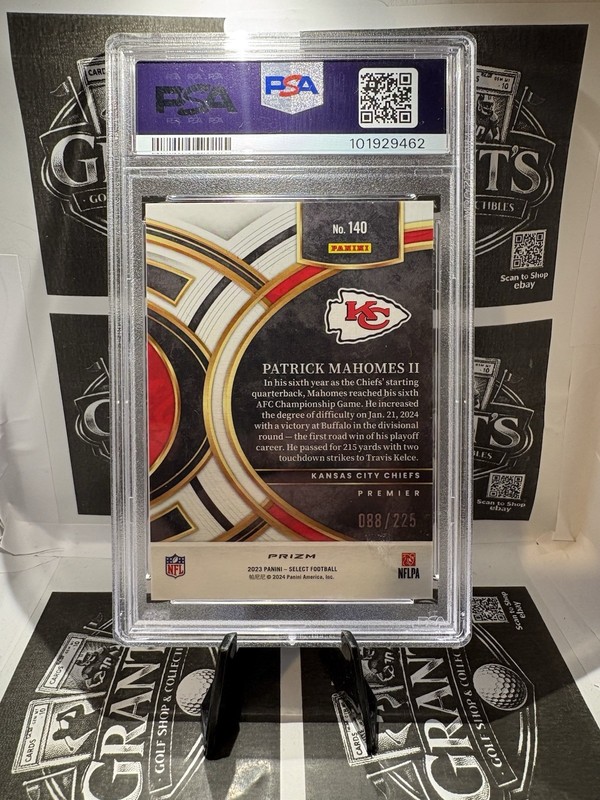 2023 Panini Select - Premier Level Patrick Mahomes II #140 Tri-Color Prizm /225 view 2