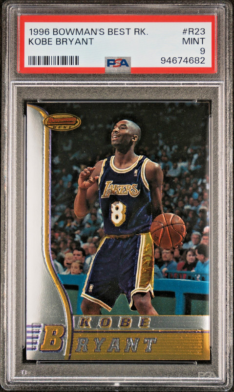 MINT 1996-97 Bowman's Best - Rookies Kobe Bryant #R23 (RC) PSA 9