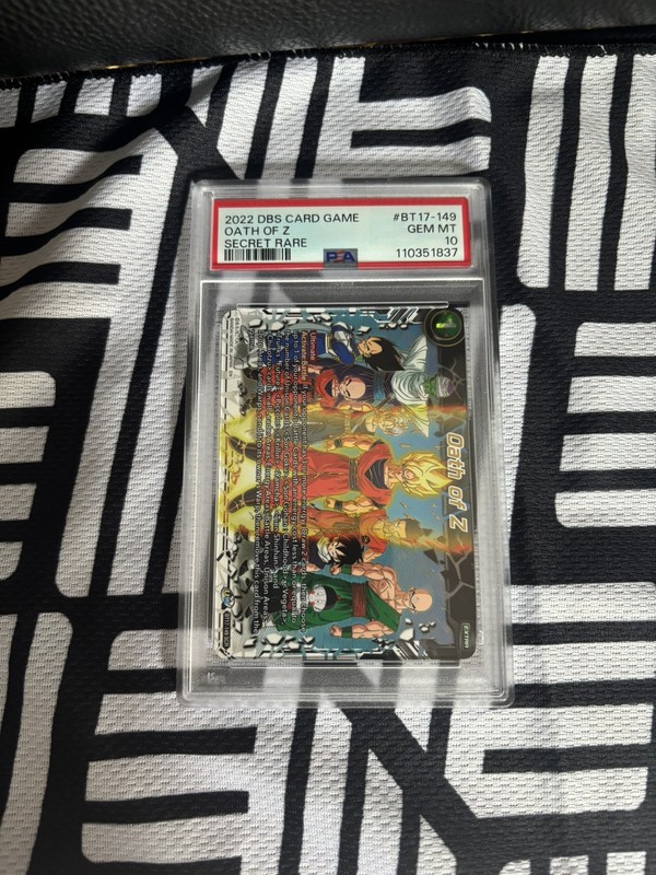 2022 Dragon Ball Super Card Game S 17 Ultimate Squad Oath Of Z PSA 10 #BT17-149