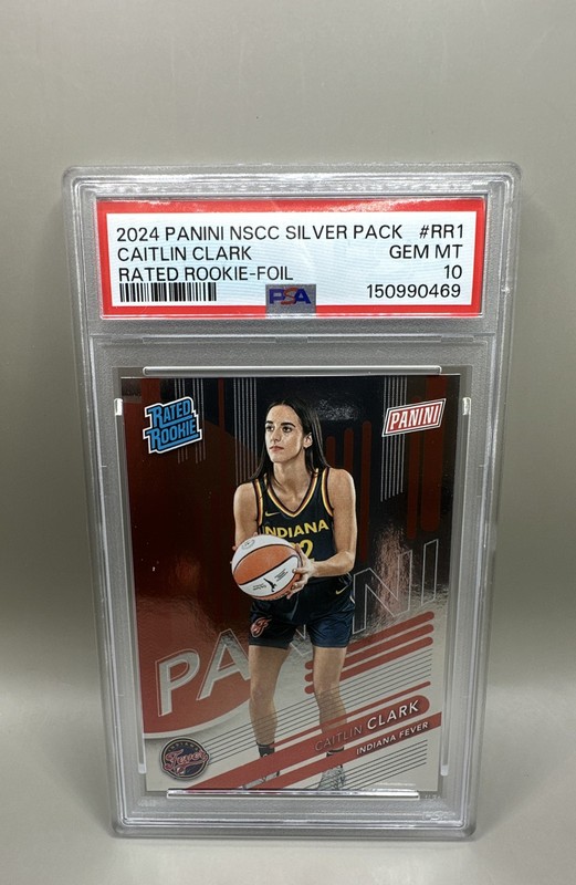 2024 Panini National Convention - Rated Rookie Caitlin Clark Foil (RC) PSA 10