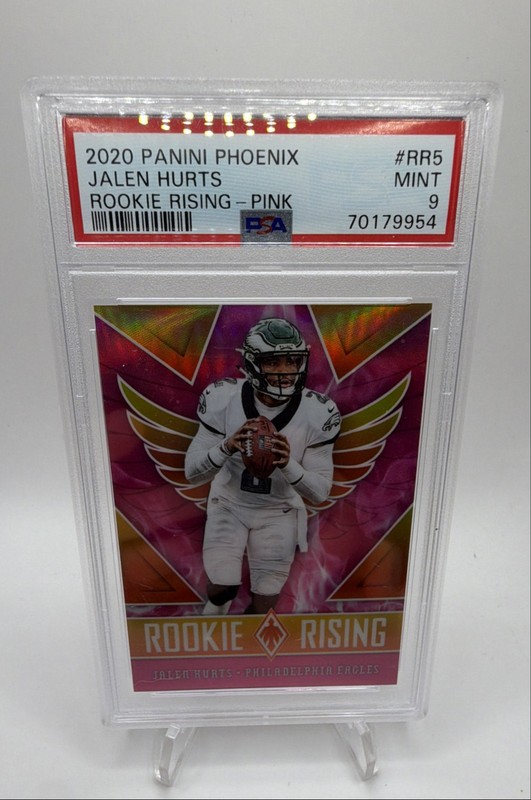 2020 Panini Phoenix - Rookie Rising Jalen Hurts #RR-5 Pink /199 (RC)