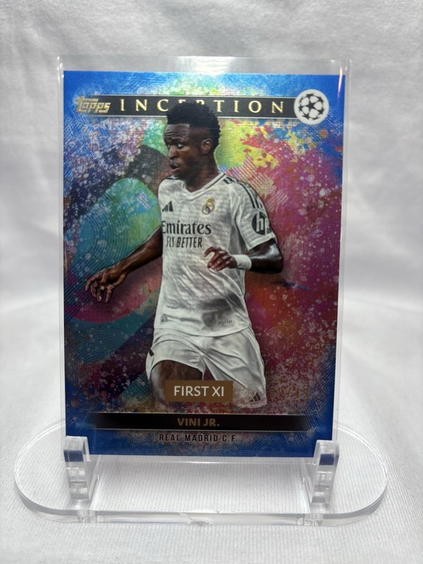 Topps Inception UEFA Club Competitions 2024-25 Vinicius Junior Blue /49 #7