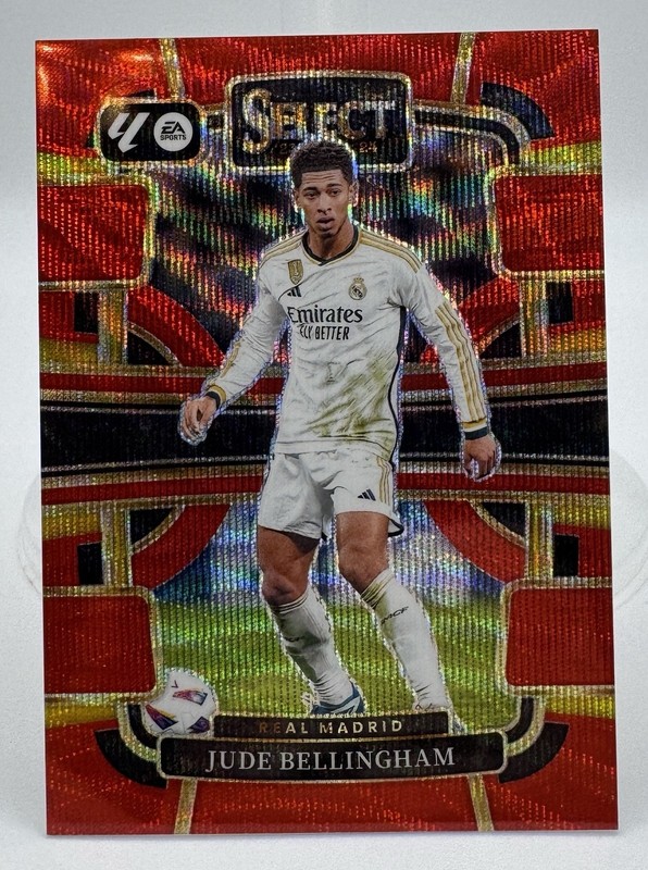 2023-24 Select La Liga Soccer #69 - Jude Bellingham Red Wave Prizm /65, NM+
