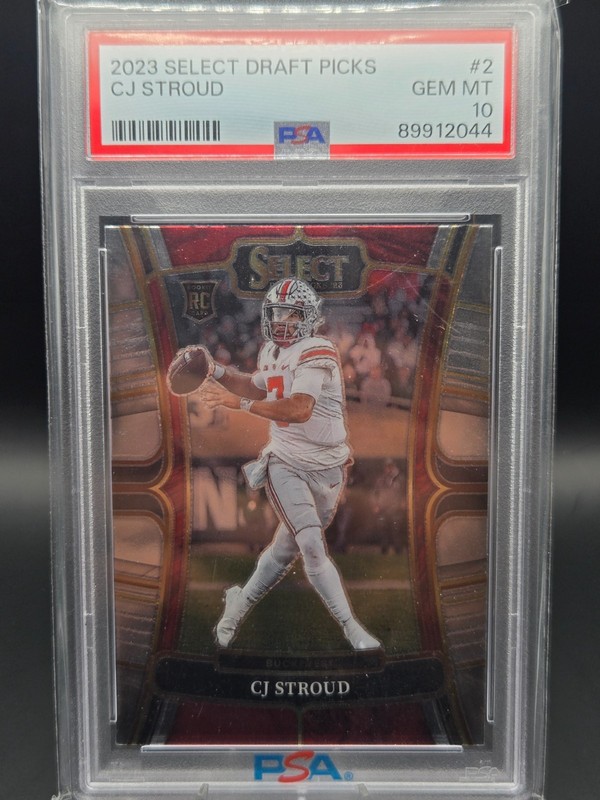 PSA 10 CJ Stroud 2023 Select Draft Picks RC