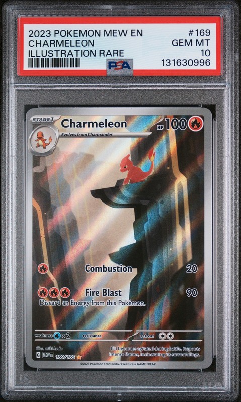 Charmeleon 169/165 Illustration Rare -  Pokemon 151 - PSA 10 Gem Mint