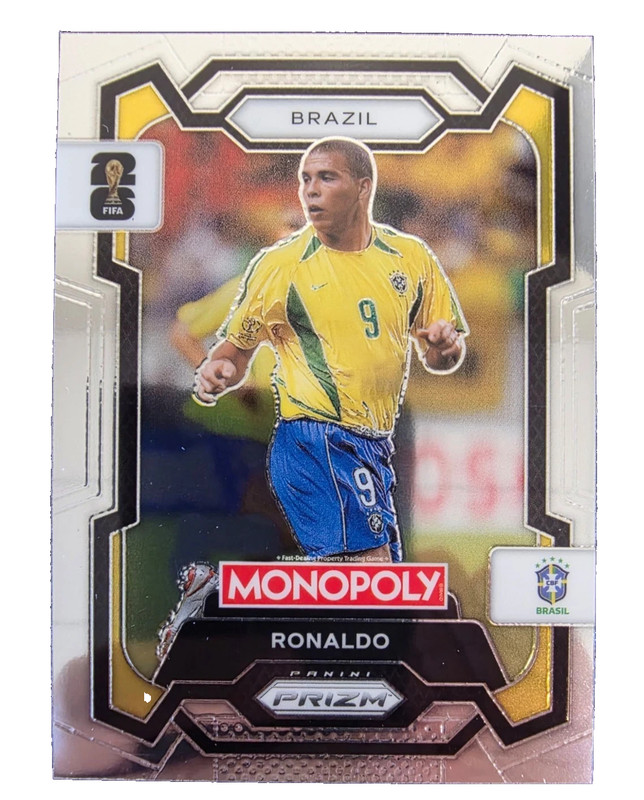 2026 Panini Prizm Monopoly FIFA World Cup Ronaldo Card #18 Brazil OC