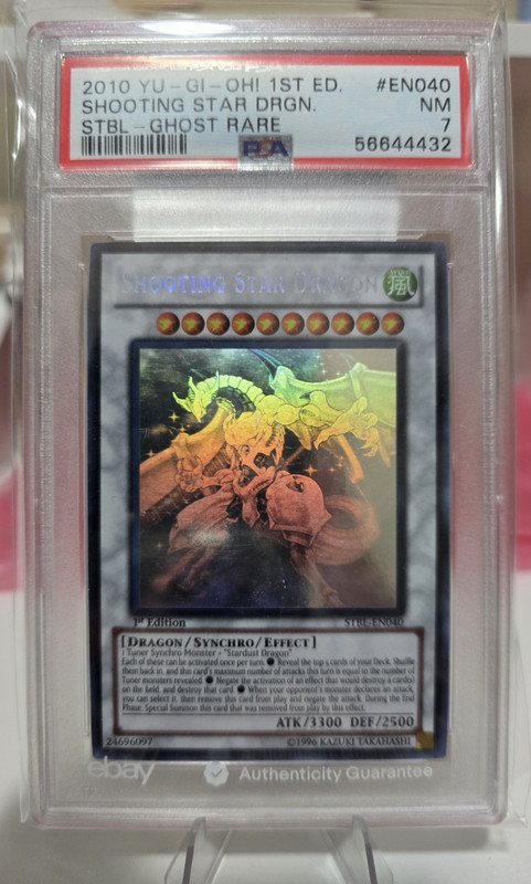 Yu-Gi-Oh! Shooting Star Dragon Ghost Rare STBL-EN040 1st Edition PSA 7