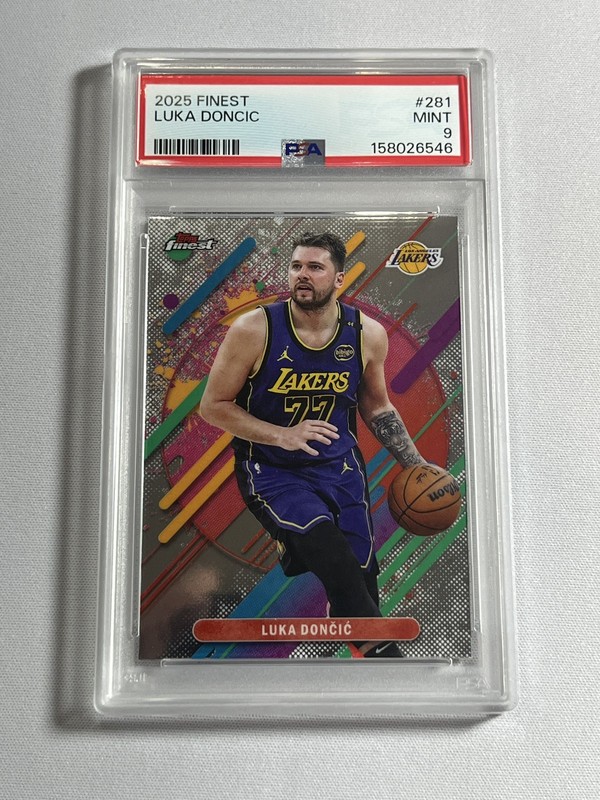 2025-26 Topps Finest #281 LUKA DONCIC Rare PSA 9