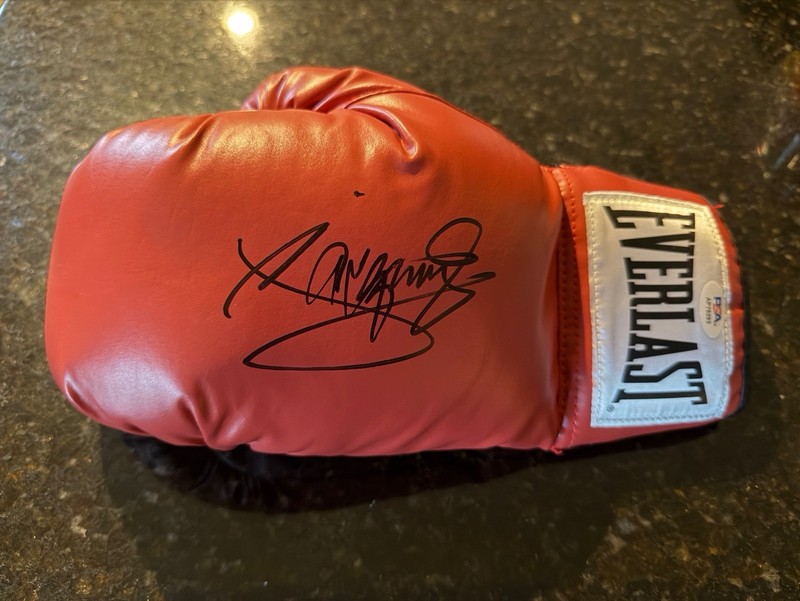 Manny “Pac-Man” Pacquiao Signed Autographed Everlast Boxing Glove Champ PSA COA
