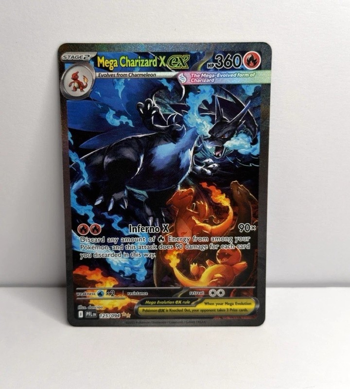 2025 Pokemon PFL Mega Charizard X ex Special Illustration Rare #125/094
