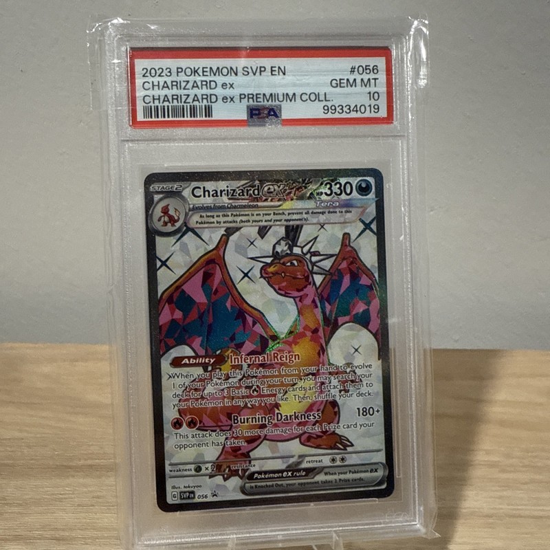 2023 Pokémon Scarlet & Violet Premium Collection Holo Charizard Ex  #56 PSA 10