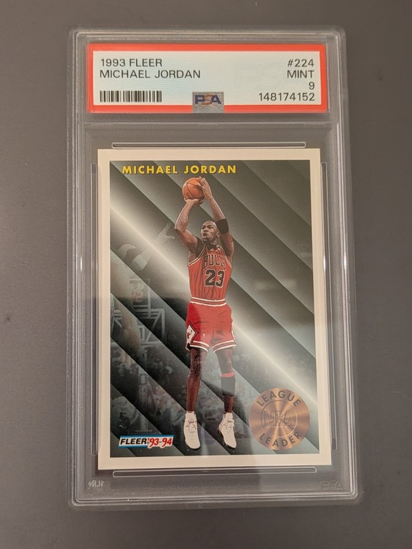 1993-94 Fleer - Michael Jordan #224 Chicago Bulls PSA 9 MINT