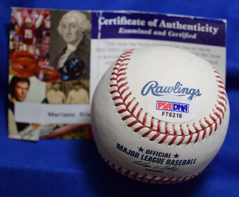 Mariano Rivera PSA DNA Autograph Official Major League OML Signed Baseball view 2