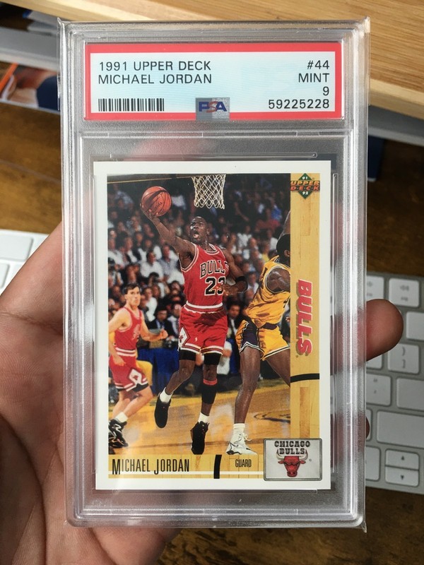 Michael Jordan 1991-92 Upper Deck #44 PSA 9 MINT Chicago Bulls Basketball
