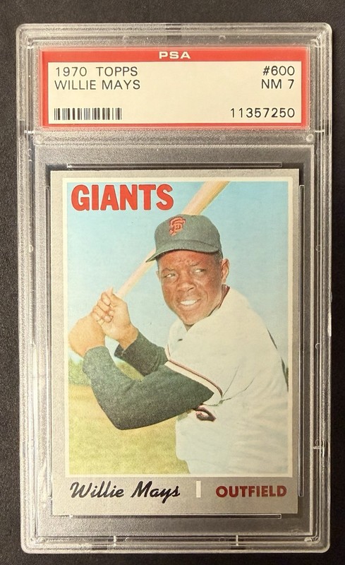 WILLIE MAYS #600 | 1970 Topps - PSA 7 NM - San Francisco Giants - HOF