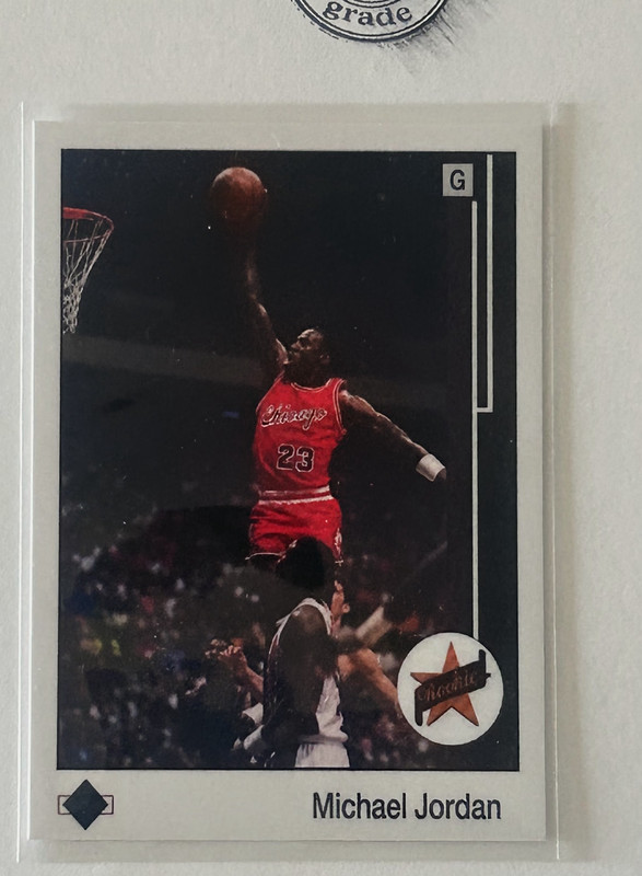 michael jordan rookie tribute custom card | 1989 upper deck inspired | cg-001