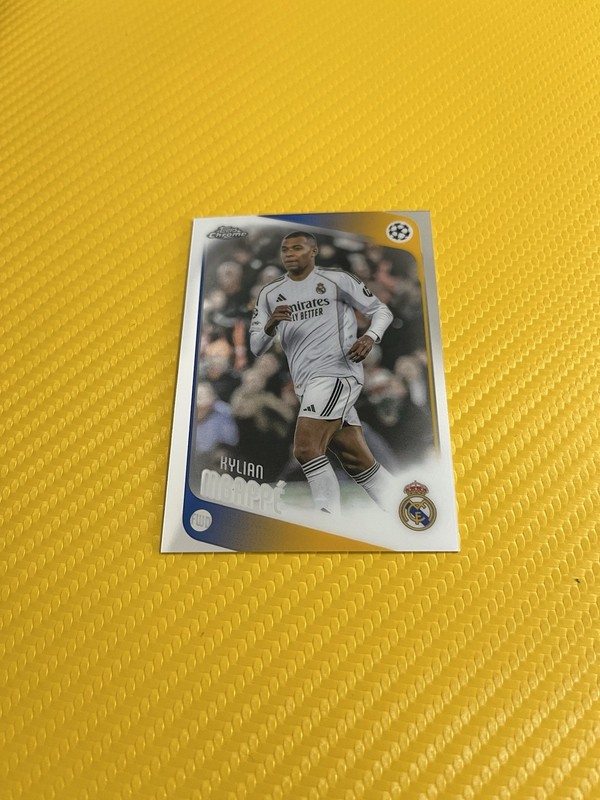 2025-26 Topps Chrome UCC Kylian Mbappe Base Card #112