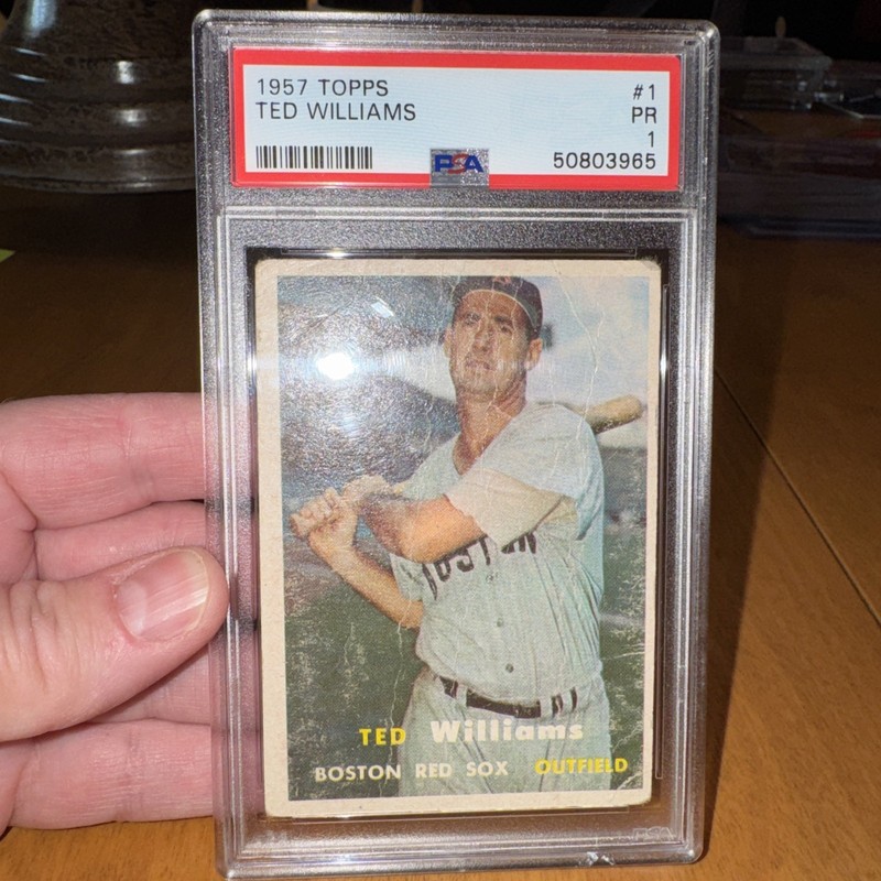 Ted Williams 1957 Topps - #1  - PSA 3