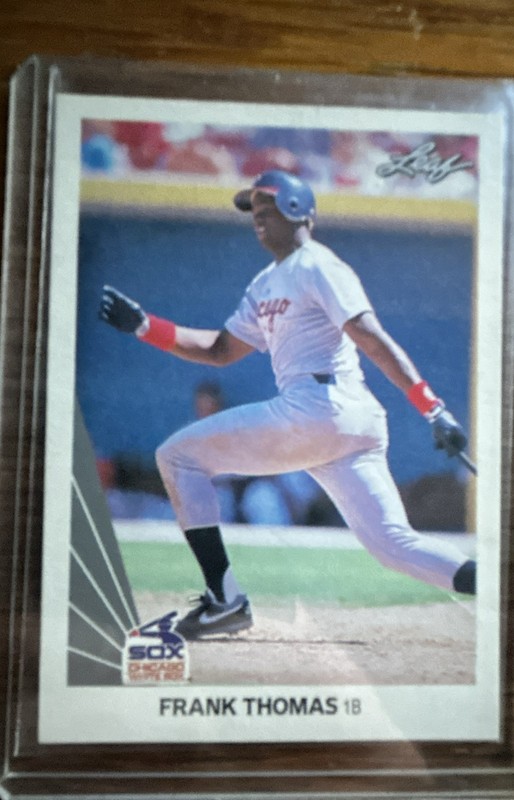 1990 Leaf Frank Thomas #300- RC - Sharp- Clean - High End Raw- PSA 10 Candidate