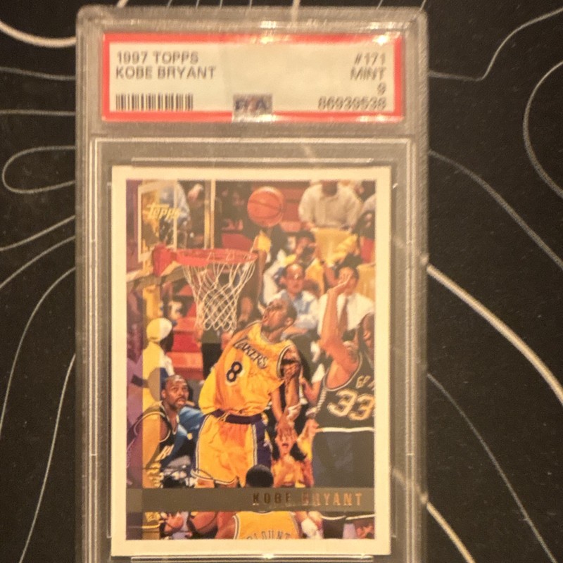 Topps 1997 Kobe Bryant #171 PSA 9 Los Angeles Lakers Basketball Card