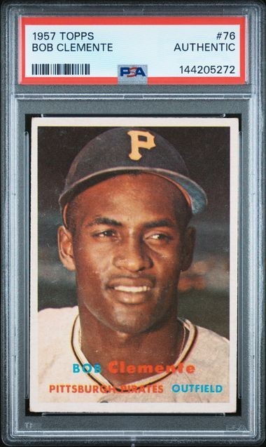 1957 Topps #76 Roberto Clemente PSA Authentic AMAZING EYE APPEAL 🔥 🔥 🔥 