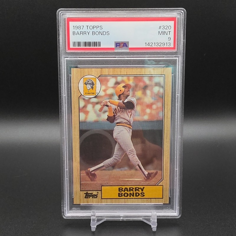 PSA 9 1987 Topps Barry Bonds Rookie #320 Pittsburgh Pirates Baseball Card