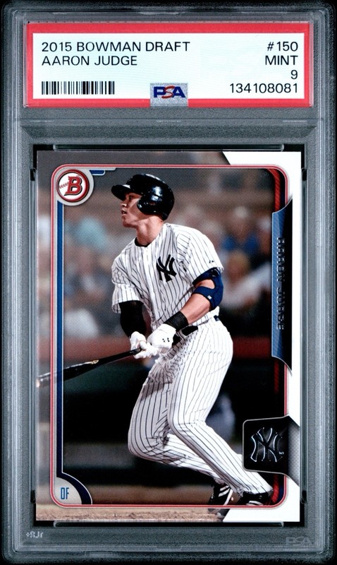 Bowman 2015 Bowman Draft Aaron Judge RC #150 PSA 9 New York Yankees