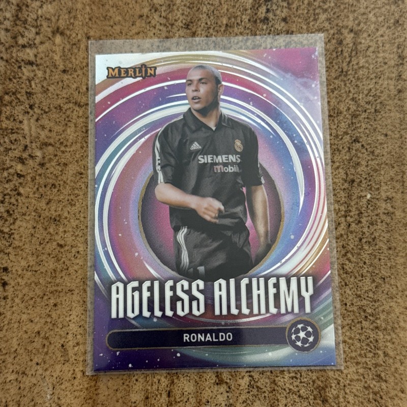 Ronaldo 2024-25 Topps Merlin UCC Ageless Alchemy #AA-19