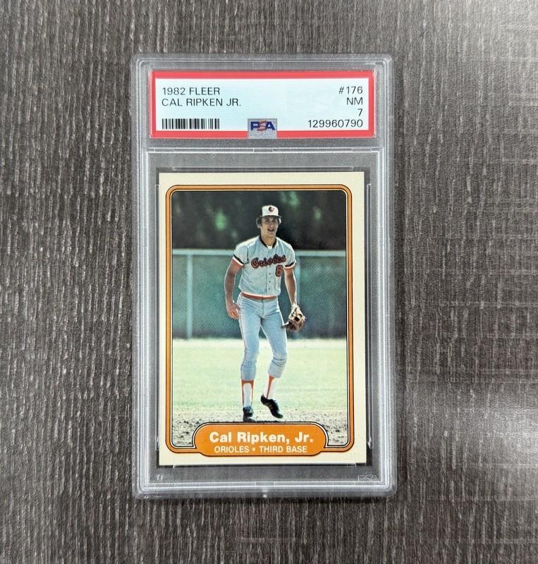1982 Fleer Cal Ripken Jr. #176 PSA 7 Rookie Card (RC)