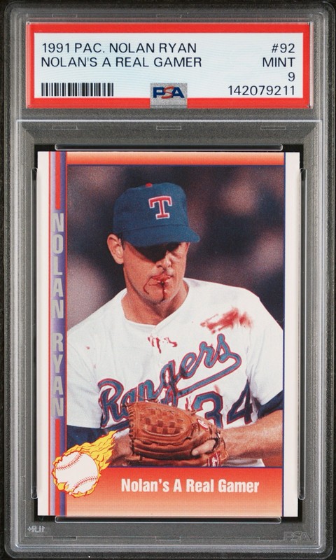 1991 Pacific Texas Express - Nolan Ryan #92 Graded PSA 9 Mint 🔥10 Available! view 2
