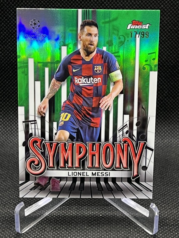 2024-25 Topps Finest UEFA  Finest Lionel Messi Symphony  #SY-2   #/99   *P144