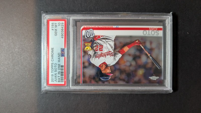 2019 Topps Chrome #155 Juan Soto PSA 10