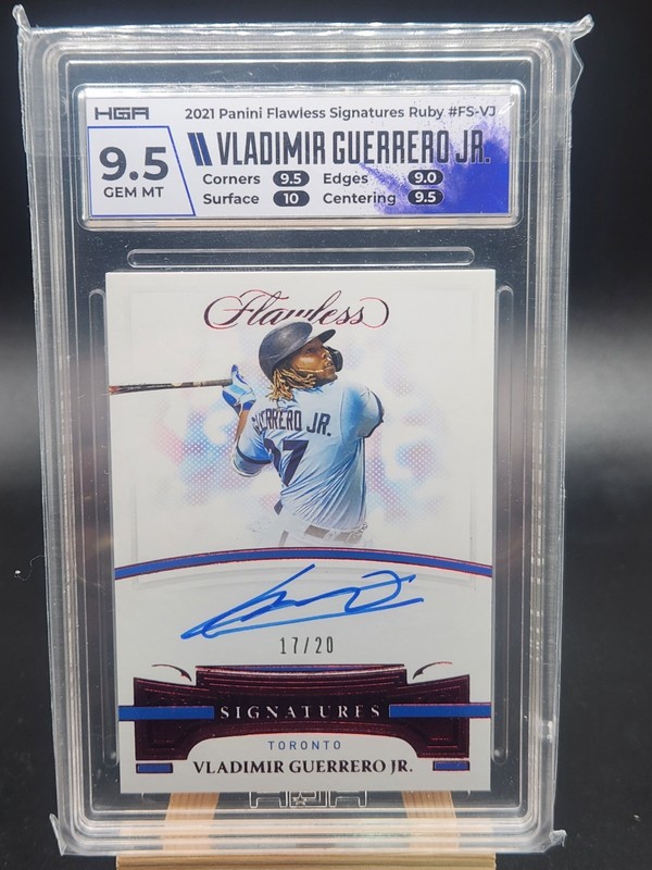 2021 Panini Flawless Vladimir Guerrero Jr.  /20 Auto HGA 9.5