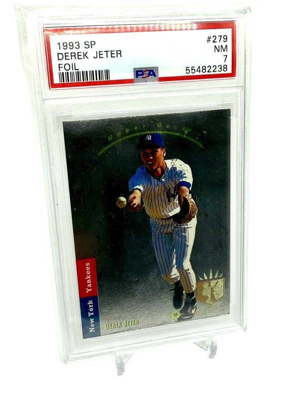 Upper Deck 1993 SP Premier Prospects Derek Jeter Yankees #279 Foil PSA 7