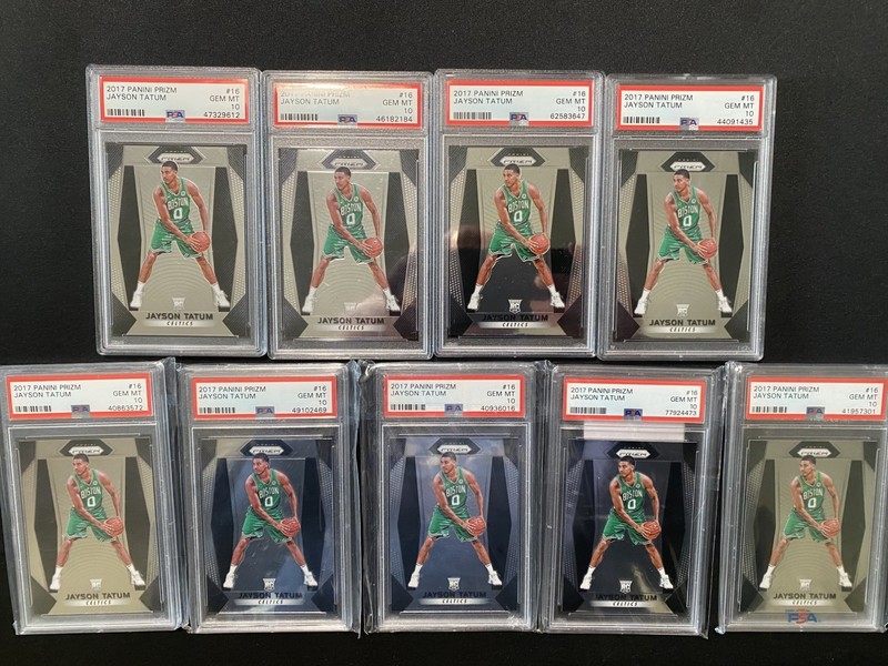 2017-18 Panini Prizm - Jayson Tatum #16 (RC) PSA 10 Celtics