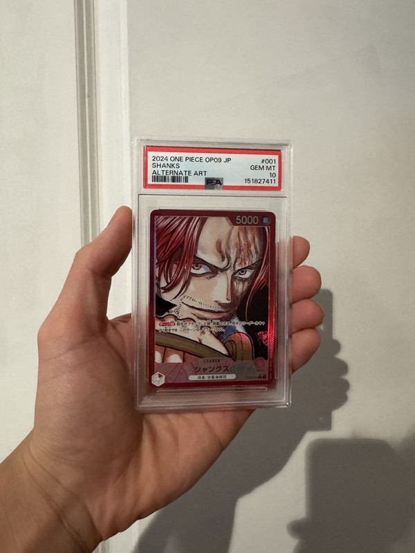 PSA 10 One Piece Shanks L-P Leader OP09-001[New]