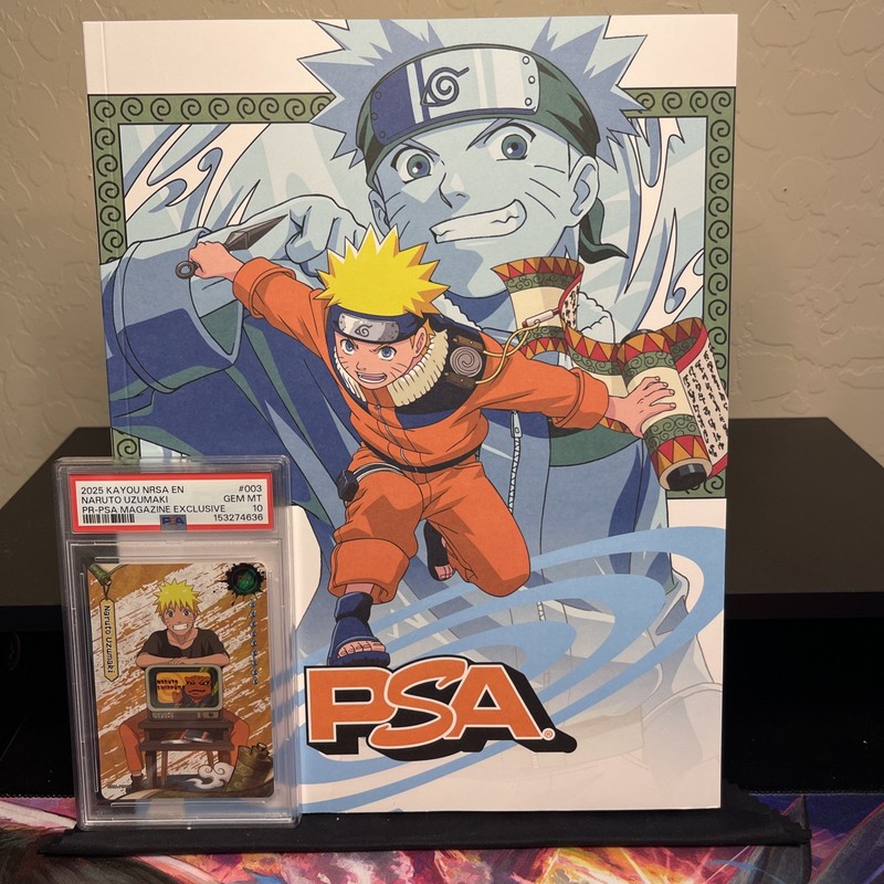 PSA 10 Naruto PSA Magazine Exclusive 003 With Corresponding N/m Magazine