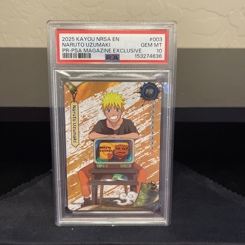 PSA 10 Naruto PSA Magazine Exclusive 003 With Corresponding N/m Magazine view 2