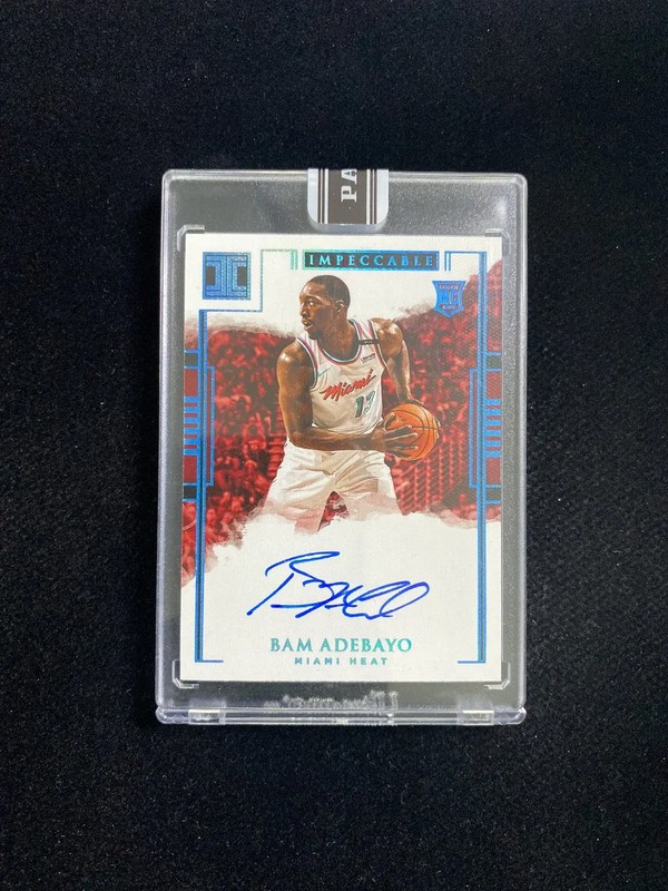 2024 Black Box 2017-18 Impeccable Platinum Bam Adebayo RC Rookie Auto 1/1 JC22